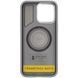 Чохол PC+Leather SGP with MagSafe для Apple iPhone 16 Plus (6.7") Grey 322300 фото 2
