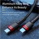 Кабель Baseus Cafule PD2.0 100W Flash Charging USB For Type-C Cable (20V 5A)2m Red+Black (CATKLF-AL91) 266777 фото 2