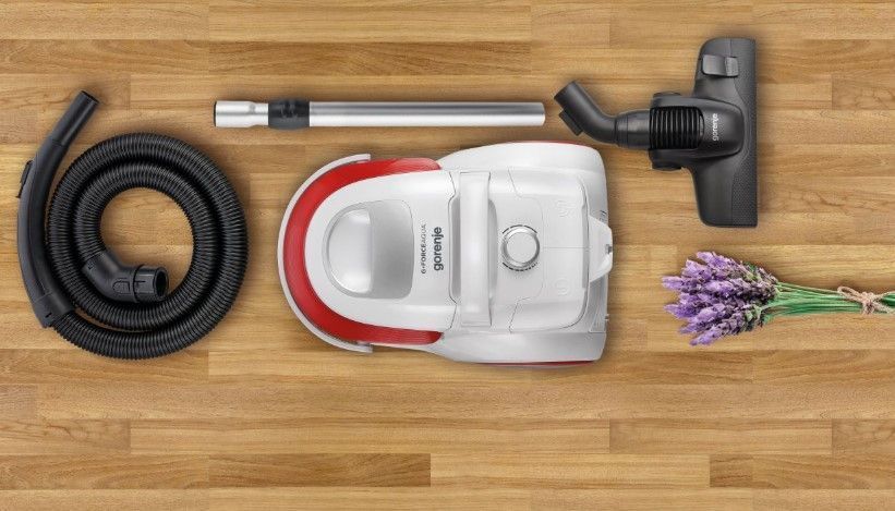 Пилосос Gorenje контейнерний, 800Вт, конт пил -3л, вага-3.3кг, HEPA, телескоп трубка, синій (VCEB01GAWWF) 375083 фото