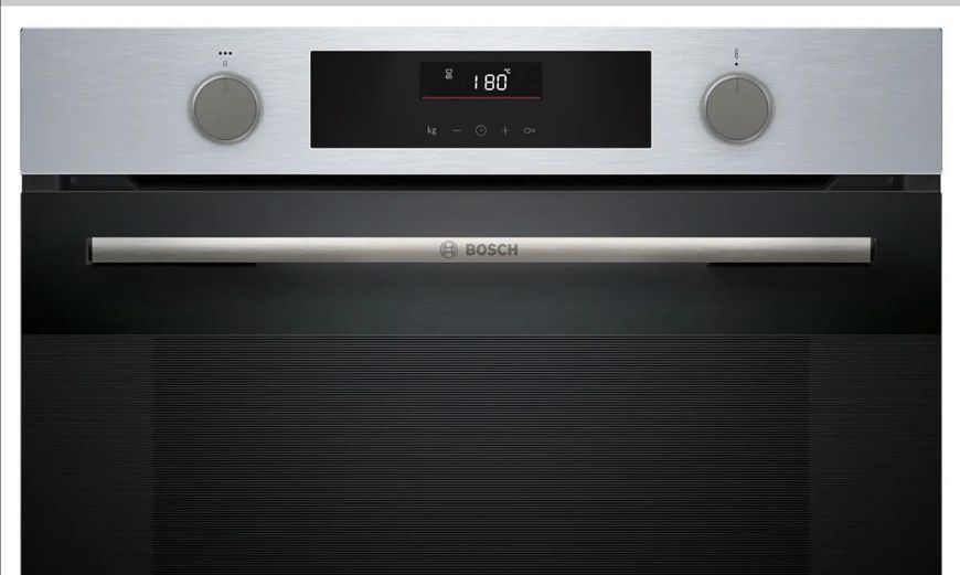 Духова шафа Bosch електрична, 76л, A, дисплей, конвекція, телескопічні направляючі, нержавіюча сталь 399895 фото