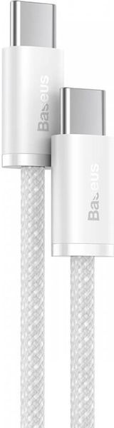 Кабель Baseus Superior Type-C/Type-C 100W (1m) CALD000202 White 245907 фото