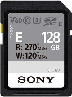 Карта пам'яті Sony SDXC 128GB C10 UHS-II U3 V60 R270/W100MB/s Entry (SFE128A.ET4) 371876 фото