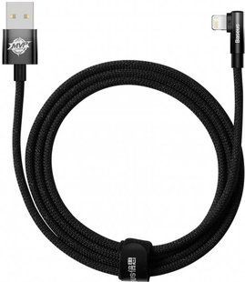 Кабель Baseus MVP 2 Elbow-shaped Fast Charging Data USB кабель USB To IP 2.4A 2m (CAVP000101) Black 260580 фото