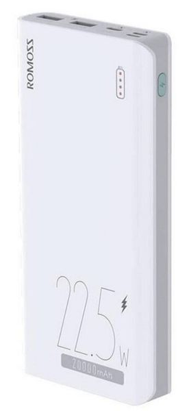 Портативна батарея Romoss 20000mAh Sense 6 22,5W (PPH80-611-1121H) білий 337784 фото