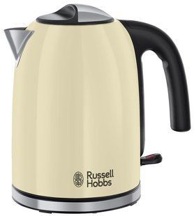 Електрочайник Russell Hobbs Colours Plus Classic 1.7л, метал, бежево-чорний (20415-70) 361820 фото
