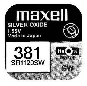 Батарейка MAXELL SR1120SW 1PC EU MF 306776 фото