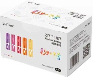 Набір батарейок Xiaomi MiJia Alkaline Battery AAA 40 шт. (BHR6740CN) 314234 фото