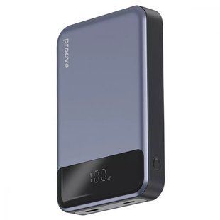 Зовнішній MagSafe Акумулятор Proove 10000mAh 20W Hoodman Magnetic (PBH120010003) Grey 315486 фото