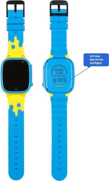 Смарт-годинник Для дітей&nbsp;AmiGo GO008 GLORY GPS WIFI Blu-Yel 267419 фото