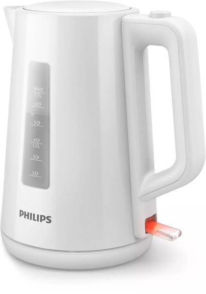 Електрочайник Philips Series 3000 1.7л, пластик, білий (HD9318/00) 370410 фото