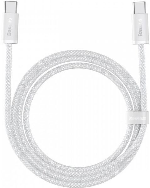 Кабель Baseus Superior Type-C/Type-C 100W (1m) CALD000202 White 245907 фото