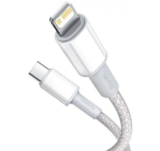 Кабель Baseus 20W Type-C-Light.2м (CATLGD-A02) White 265507 фото