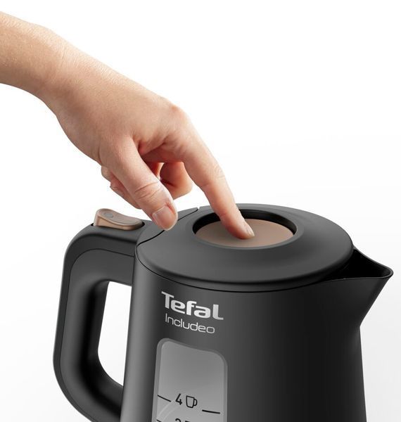 Електрочайник Tefal Includeo 1л, пластик, чорний (KI533811) 369385 фото