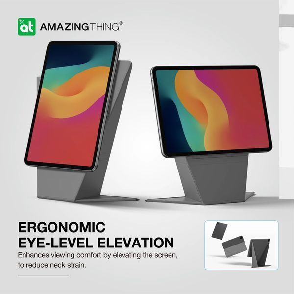 Чохол-книжка iPad Air 11 (2024) / Air 5,10.9 (2022) AmazingThing Matte Pro Mag Folio with Stand (IPAD11MPMBK) Titan Black 341324 фото