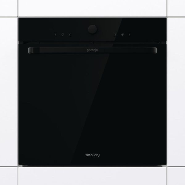 Духова шафа Gorenje електрична, 77л, A, пара, дисплей, макс.темпер.-300, чорний (BOS67371SYB) 366299 фото