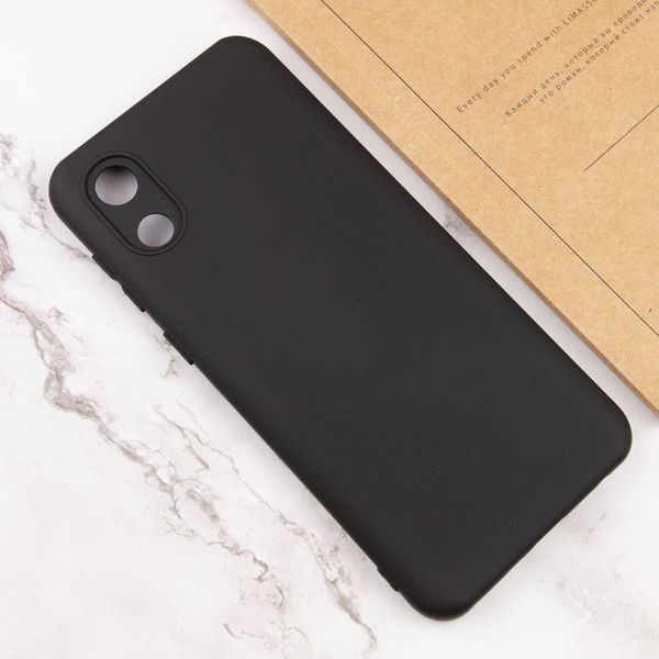 Чохол Silicone Cover Lakshmi Full Camera (A) для Samsung Galaxy A03 Core Чорний / Black 248685 фото