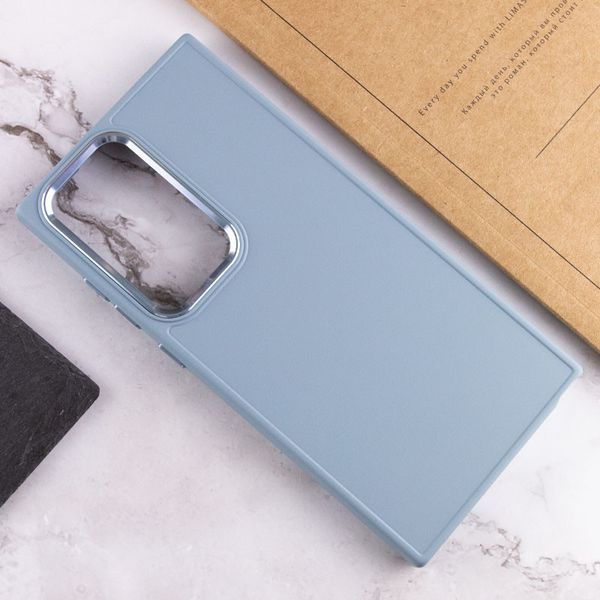 TPU чохол Bonbon Metal Style для Samsung Galaxy S24 Ultra Блакитний / Mist blue 284982 фото