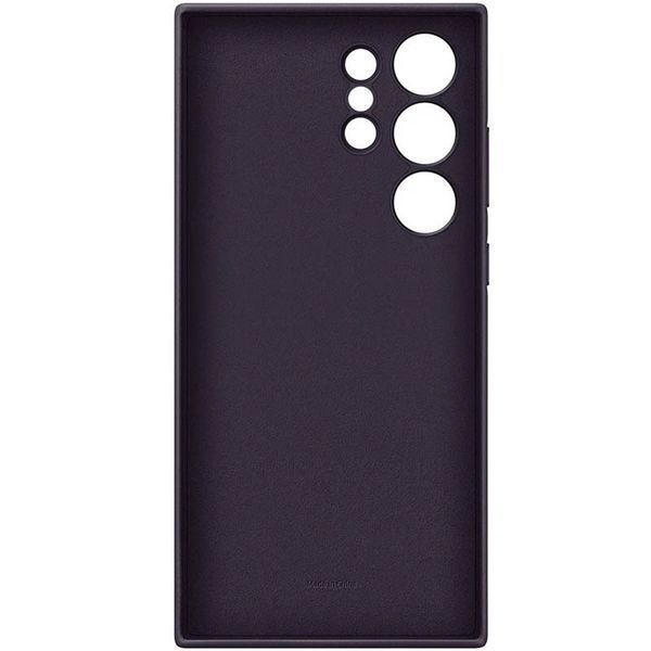 Шкіряний чохол Leather Case (AAA) для Samsung Galaxy S24 Ultra Purple 318044 фото