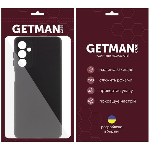 Чохол TPU GETMAN Liquid Silk Full Camera для Samsung Galaxy A15 4G/5G / M15 5G Чорний / Black 323746 фото