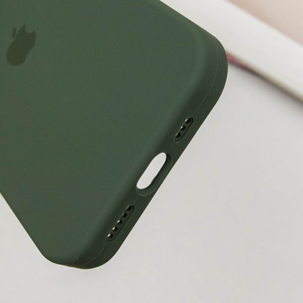 Чохол Silicone Case Full Protective (AA) для Apple iPhone 13 Pro (6.1") Зелений / Cyprus Green 215776 фото