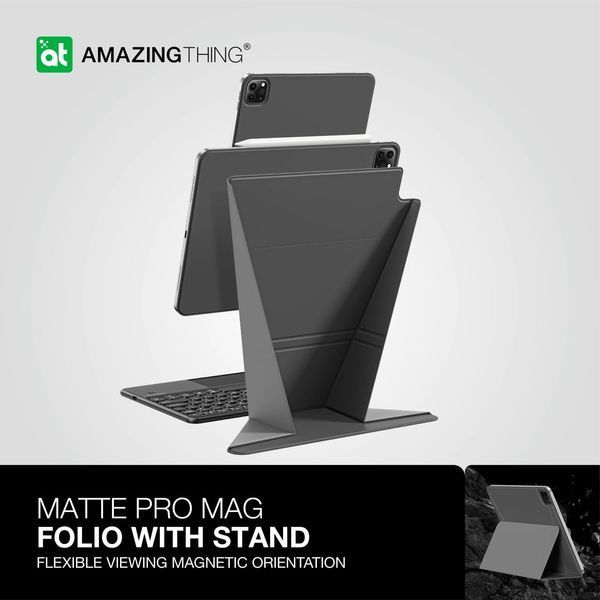 Чохол-книжка iPad Air 11 (2024) / Air 5,10.9 (2022) AmazingThing Matte Pro Mag Folio with Stand (IPAD11MPMBK) Titan Black 341324 фото