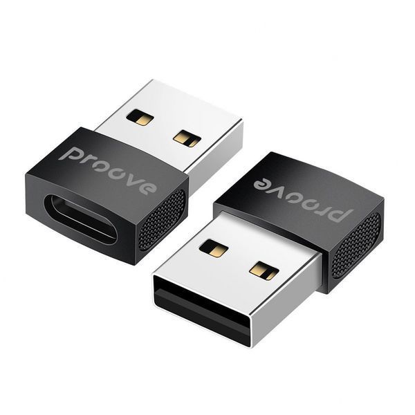 Перехідник OTG Proove Extension Type-C to USB (HBEX00012001) Black 286774 фото