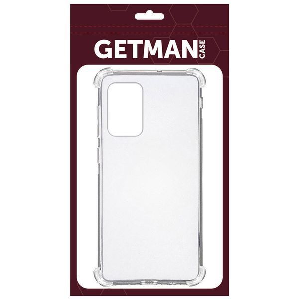 TPU чохол GETMAN Ease logo посилені кути для Samsung Galaxy A32 4G Безбарвний (прозорий) 212199 фото