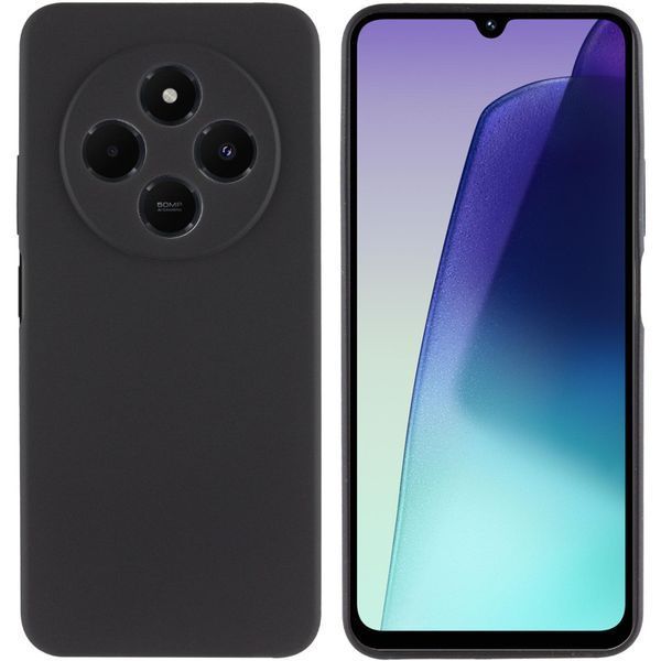 Чохол Silicone Cover Lakshmi Full Camera (AA) для Xiaomi Redmi 14C / Poco C75 Чорний / Black 324621 фото