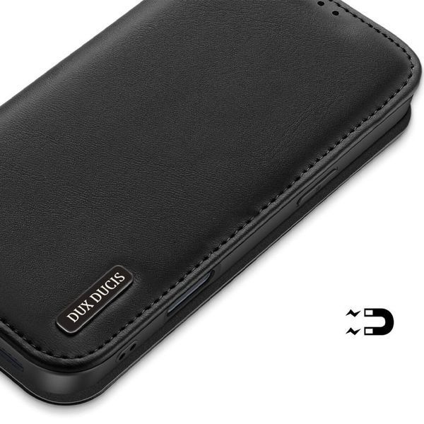 Чохол-книжка Dux Ducis Hivo для Apple iPhone 16 Pro (6.3") Black 322729 фото
