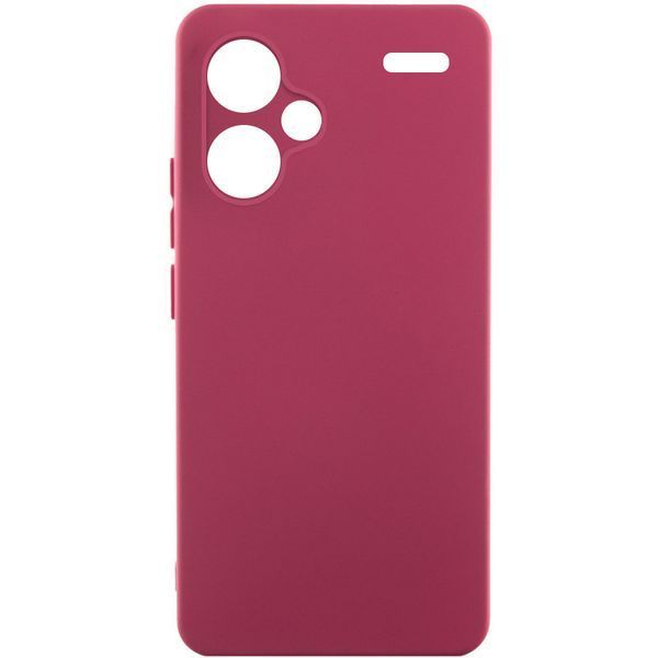 Чохол Silicone Cover Lakshmi Full Camera (A) для Xiaomi Redmi Note 13 Pro+ Бордовий / Marsala 288480 фото