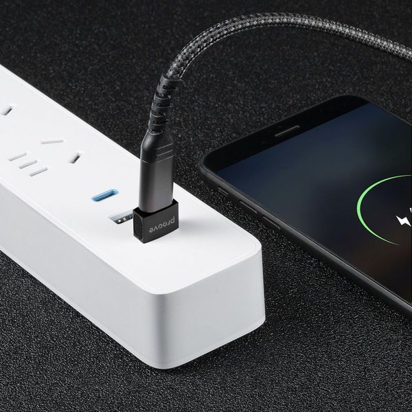 Перехідник OTG Proove Extension Type-C to USB (HBEX00012001) Black 286774 фото