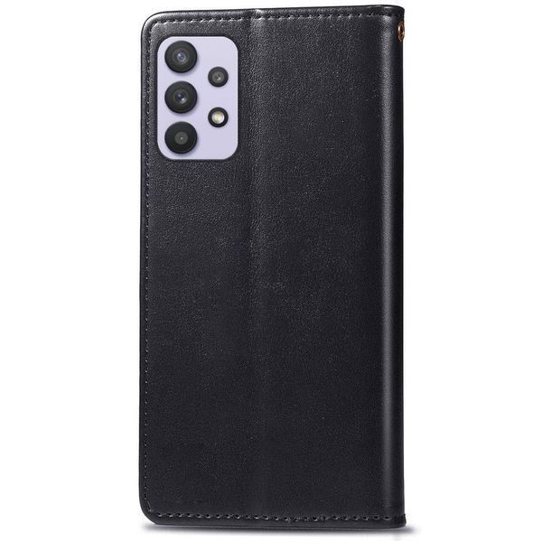 Шкіряний чохол книжка GETMAN Gallant (PU) для Samsung Galaxy A13 4G Чорний 253404 фото