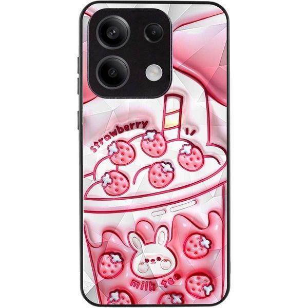 TPU+PC чохол Prisma Fluffie для Xiaomi Redmi Note 13 5G Strawberry 358081 фото