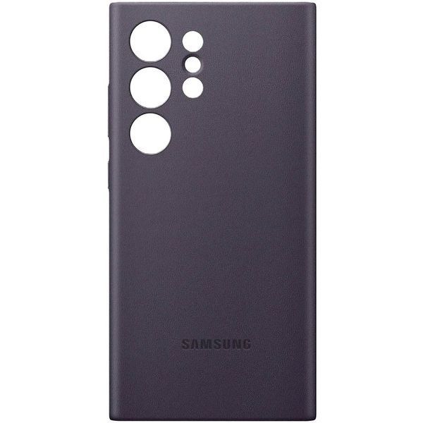 Шкіряний чохол Leather Case (AAA) для Samsung Galaxy S24 Ultra Purple 318044 фото