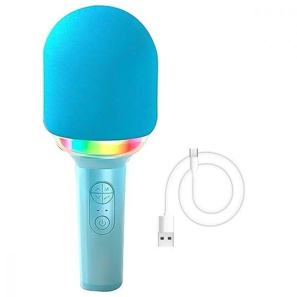 Караоке мікрофон PlaySound blue 345302 фото