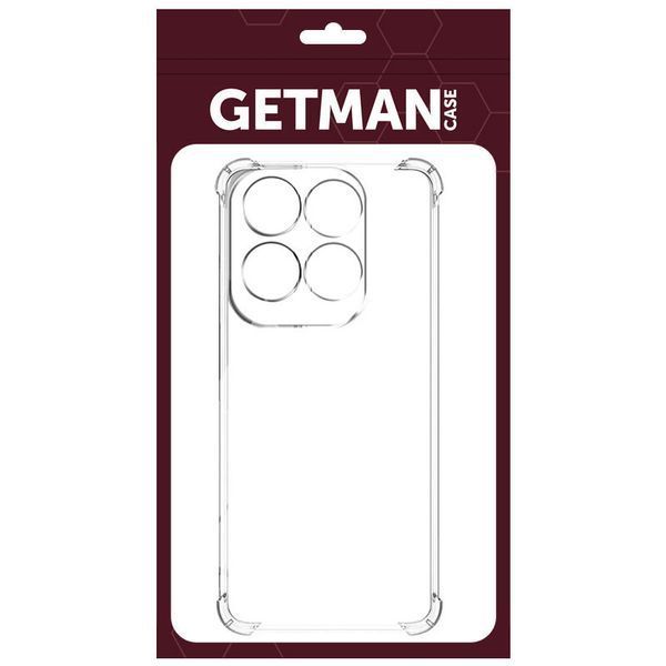 TPU чохол GETMAN Ease logo посилені кути Full Camera для Infinix Note 40 Pro 4G Безбарвний (прозорий) 322401 фото
