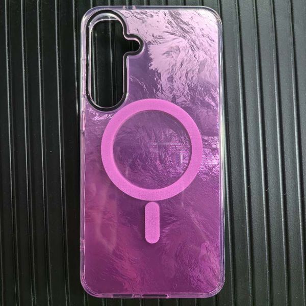 Чохол TPU Shiny Mountain (MagFit) для Samsung Galaxy S24+ Pink 377621 фото