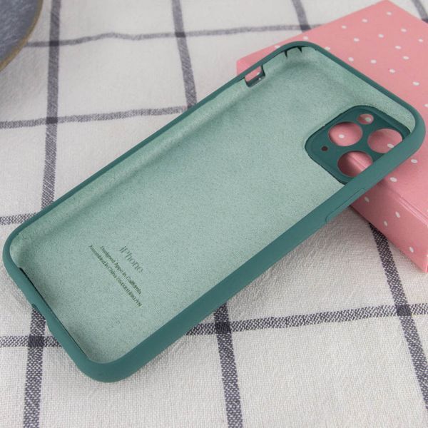 Чохол Silicone Case Full Camera Protective (AA) для Apple iPhone 12 Pro Max (6.7") Зелений / Pine green 217221 фото