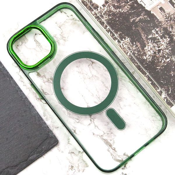 Чохол TPU Iris with MagSafe для Apple iPhone 12 Pro Max (6.7") Зелений 272107 фото