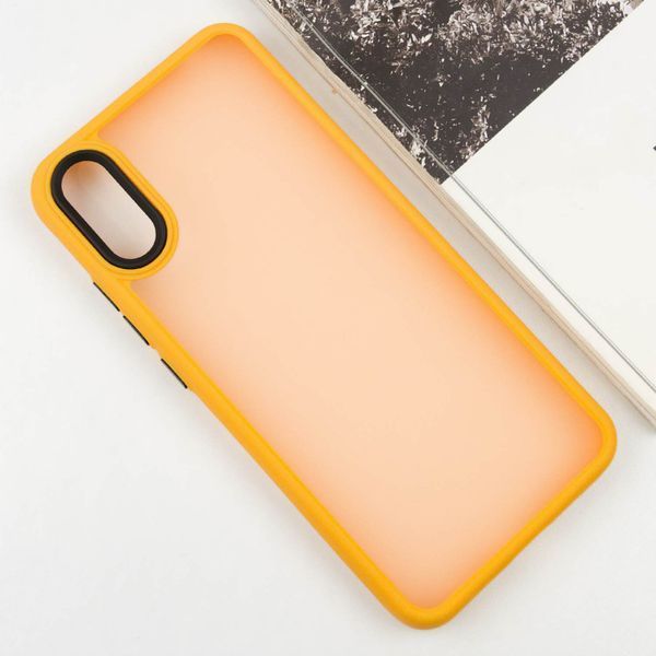 Чохол TPU+PC Lyon Frosted для Xiaomi Redmi 9A Orange 282042 фото
