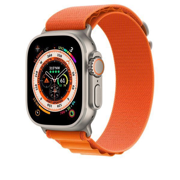 Ремінець Apple Watch Alpine Loop Band Large Для Watch 49mm - Orange (MQE13) 269341 фото