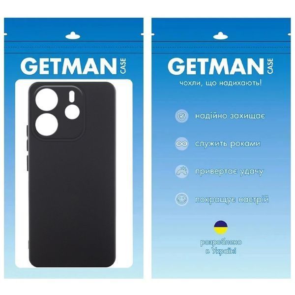 Чохол TPU GETMAN Liquid Silk Full Camera для Xiaomi Redmi Note 14 4G (Int. version) Фіолетовий / Purple 356826 фото