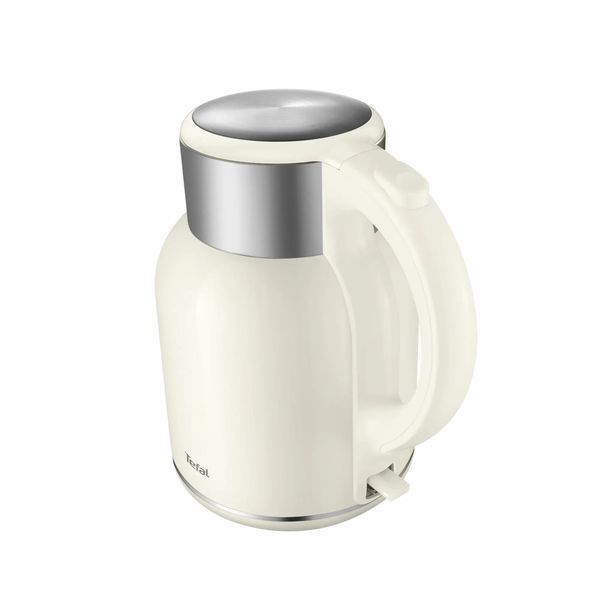 Електрочайник Tefal Thermo Protect XL, 1.9л, пластик, нержавіюча сталь, бежевий (KO190AE0) 367973 фото
