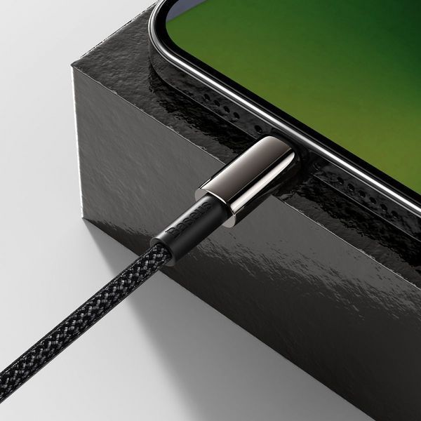 Кабель Baseus Tungsten Gold Type-C To Lightning PD 20W (2m) CATLWJ-A01 Black 274263 фото