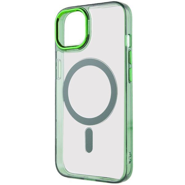Чохол TPU Iris with MagSafe для Apple iPhone 12 Pro Max (6.7") Зелений 272107 фото
