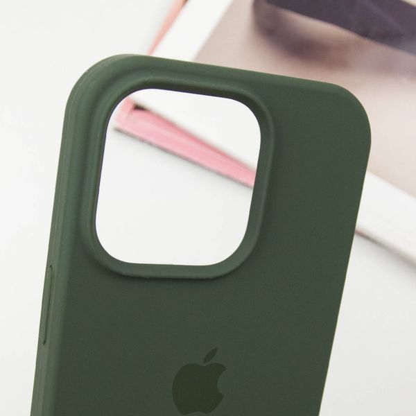 Чохол Silicone Case Full Protective (AA) для Apple iPhone 13 Pro (6.1") Зелений / Cyprus Green 215776 фото