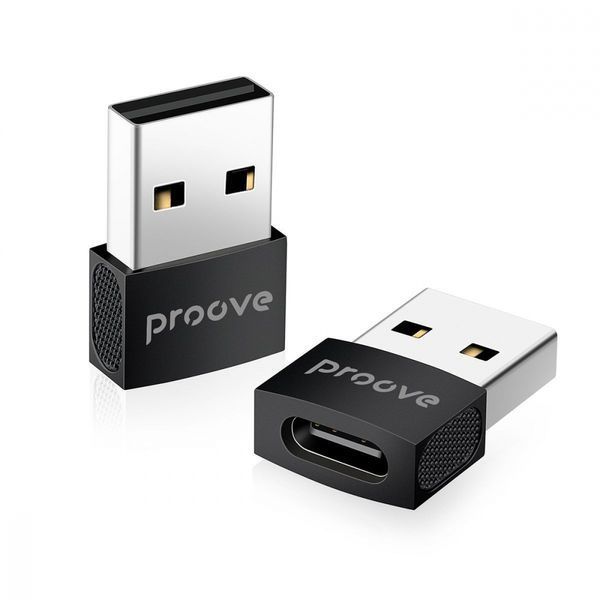 Перехідник OTG Proove Extension Type-C to USB (HBEX00012001) Black 286774 фото