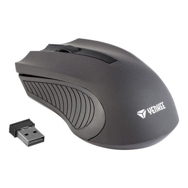 Миша YENKEE YMS 2015BK MONACO, Wireless Чорний 393241 фото
