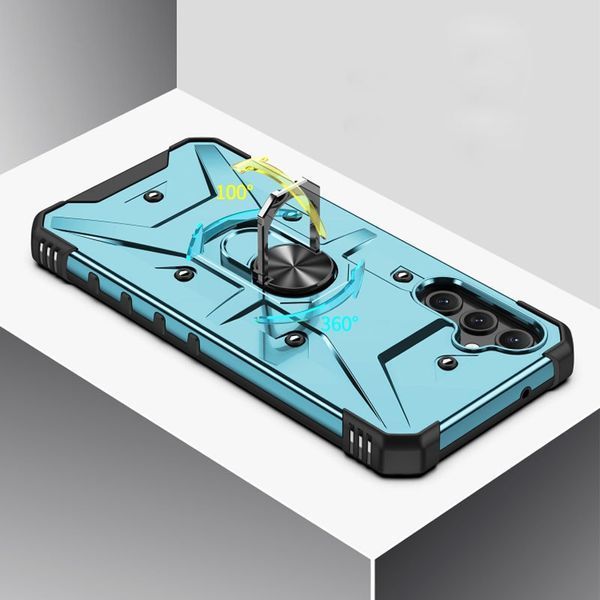 Ударостійкий чохол Pathfinder Ring для Samsung Galaxy A54 5G Блакитний / Light Blue 270620 фото