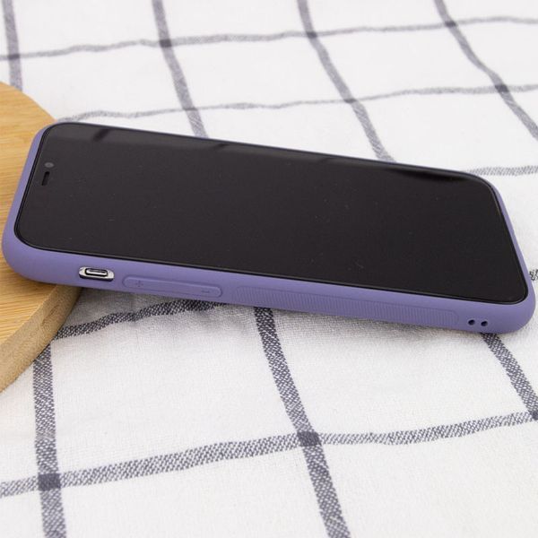 Шкіряний чохол Xshield для Apple iPhone 13 Pro Max (6.7") Сірий / Lavender Gray 240964 фото
